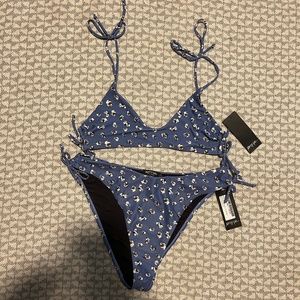 Nasty Gal Floral Bikini Set